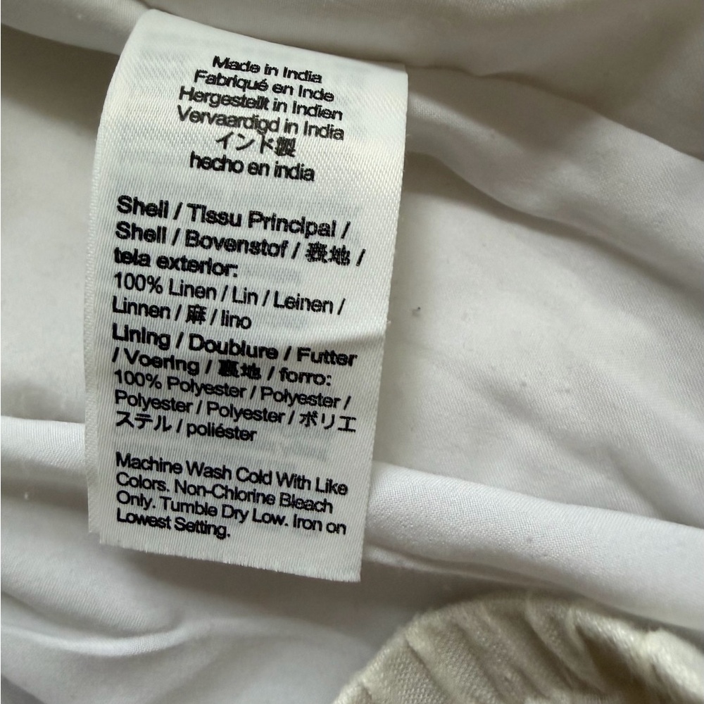 J. Crew Seaside Linen Pant White Small - Picture 7 of 7